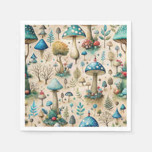Mushrooms Fairyland  Napkins