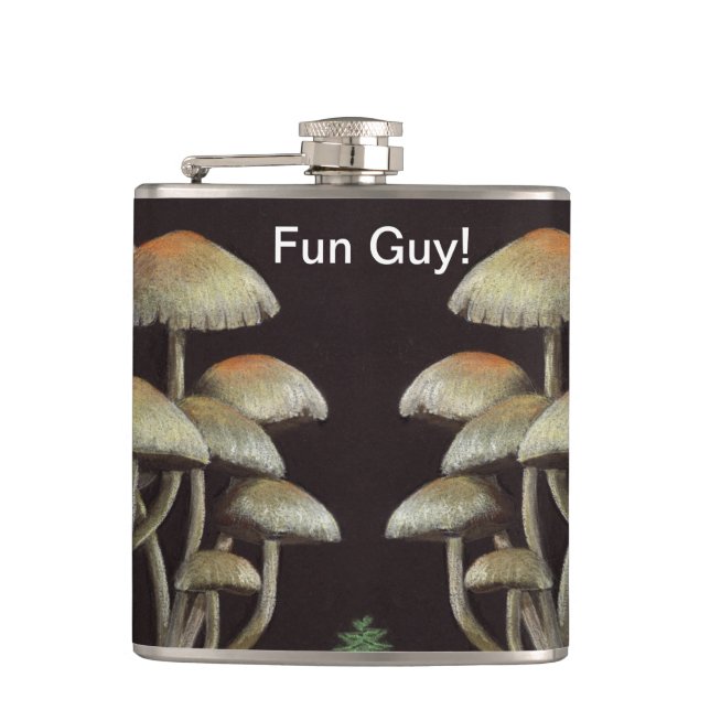 Mushrooms Flask (Front)