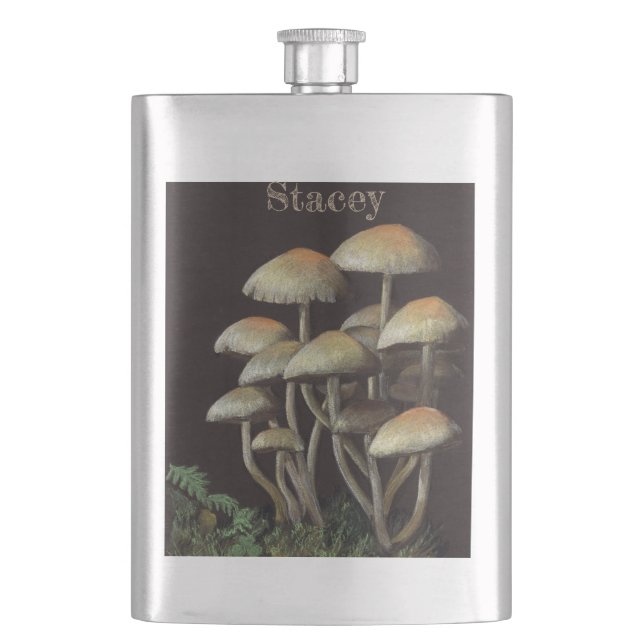 Mushrooms Flask (Front)