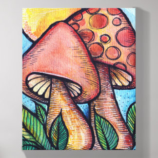 Mushrooms Fungus                                   Canvas Photo Tile
