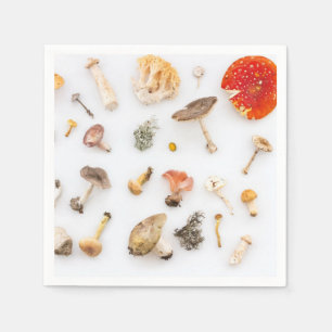 Mushrooms Fungus Napkins