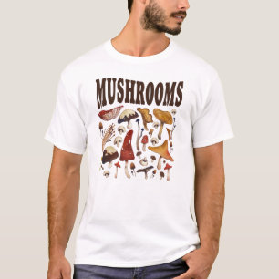 Mushrooms Funny Mushroom Lover T-Shirt