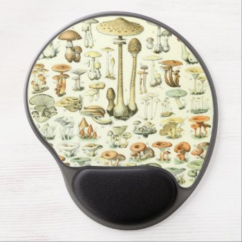 Mushrooms Gel Mousepad by The_Cambiki_Store at Zazzle
