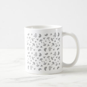 Mushrooms Gray Coffee Mug