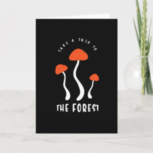 Mushrooms Humor Funny Sayings Mushroom Picker Card