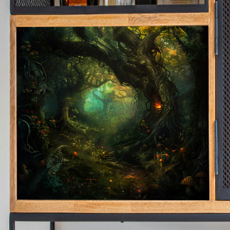 Mushrooms in Magic Forest Decoupage  Tissue Paper