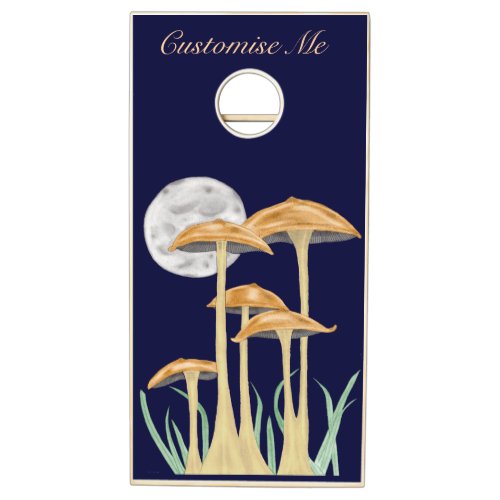 Mushrooms In Moonlight Cornhole Set