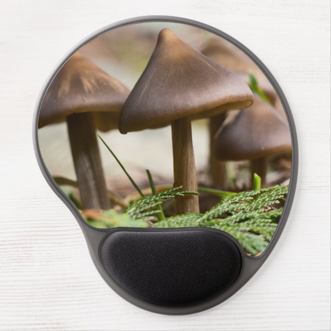 Mushrooms in the Forest  Gel Mouse Pad (Front)