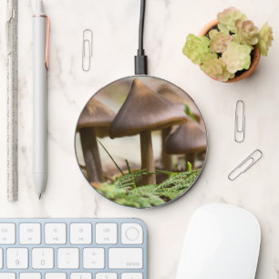 Mushrooms in the Forest  Wireless Charger