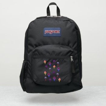 Mushrooms In Wonderland Jansport Backpack by VariousOrchids at Zazzle