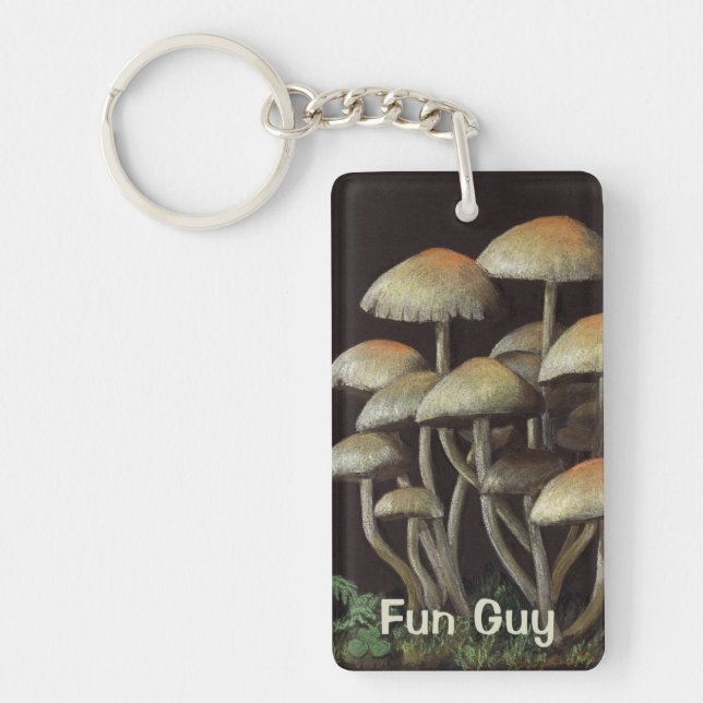 Mushrooms Keychain (Front)