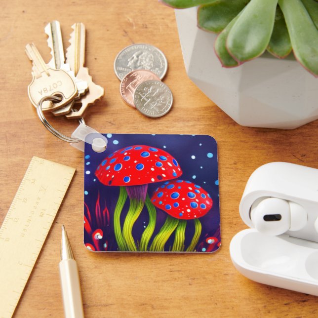 Mushrooms Keychain (Desk)