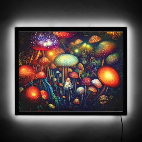 Mushrooms LED Sign