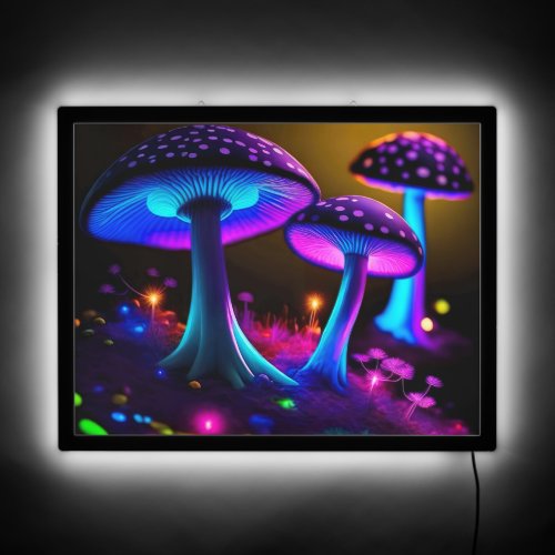 Mushrooms LED Sign
