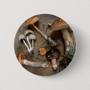 Mushrooms Love Fungi Button