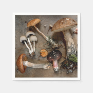 Mushrooms Love Fungi Napkins