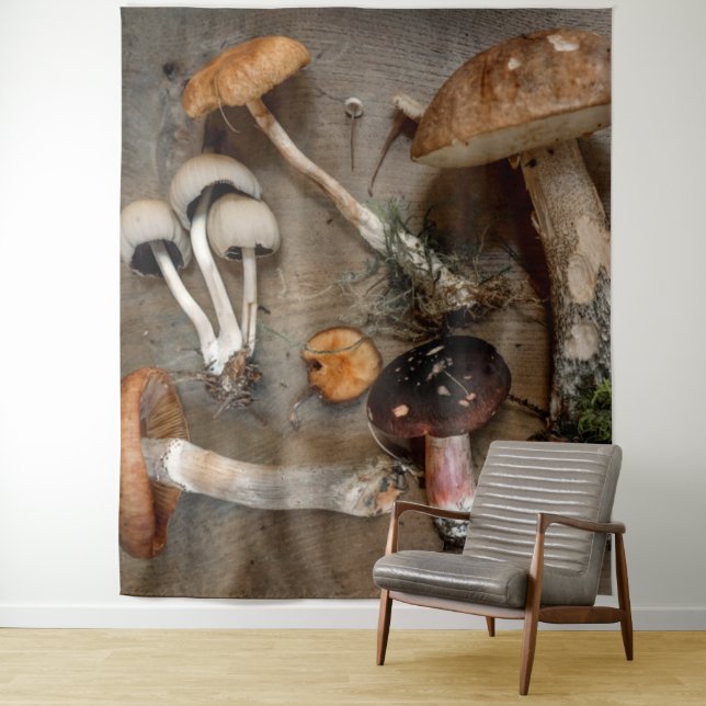 Mushrooms  Love Fungi Tapestry (In Situ)