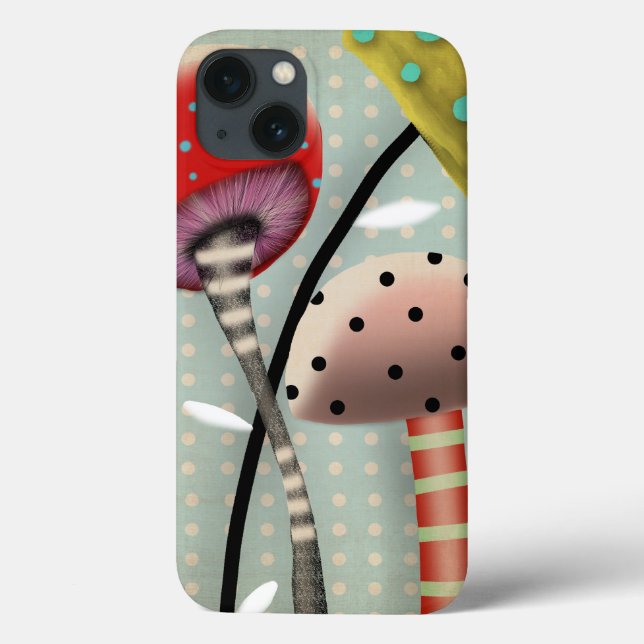 mushrooms love funny Case-Mate iPhone case (Back)