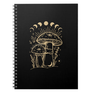 Mushrooms & Minimalism Cottage Aesthetic Goblinco Notebook