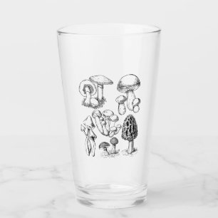 Mushrooms Mycologist Botanist morel botanical Glass