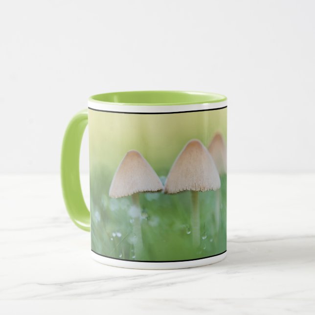 Mushrooms Nature Photo Mug (Front Left)