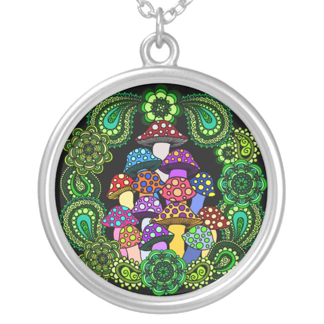 Mushrooms Necklace (Front)