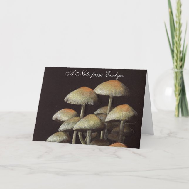 Mushrooms Note Card (Front)