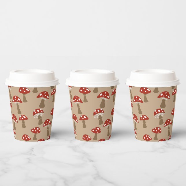 Mushrooms Paper Cups (Multi)