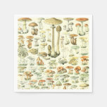 Mushrooms Paper Napkin at Zazzle