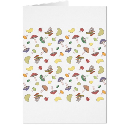 Mushrooms Pastel Cards (Front)