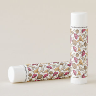 Mushrooms Pattern lip balm