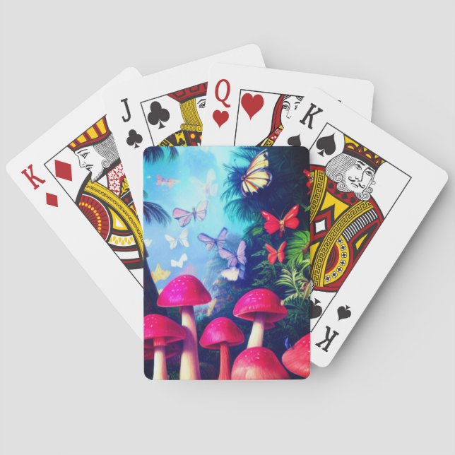 Mushrooms Poker Cards (Back)