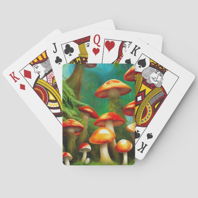 Mushrooms Poker Cards (Back)