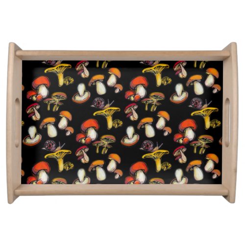 Mushrooms Serving Tray