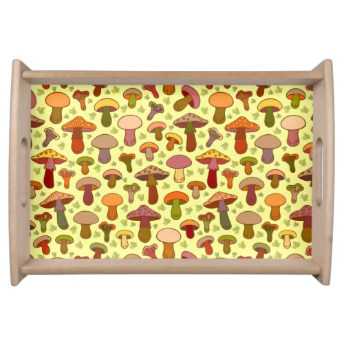 Mushrooms   serving tray