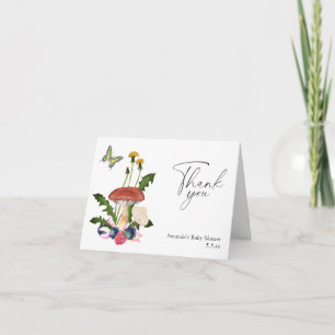 Mushrooms -  Thank You Card