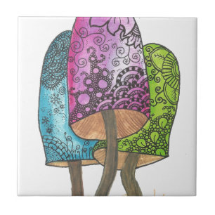 Mushrooms Tile