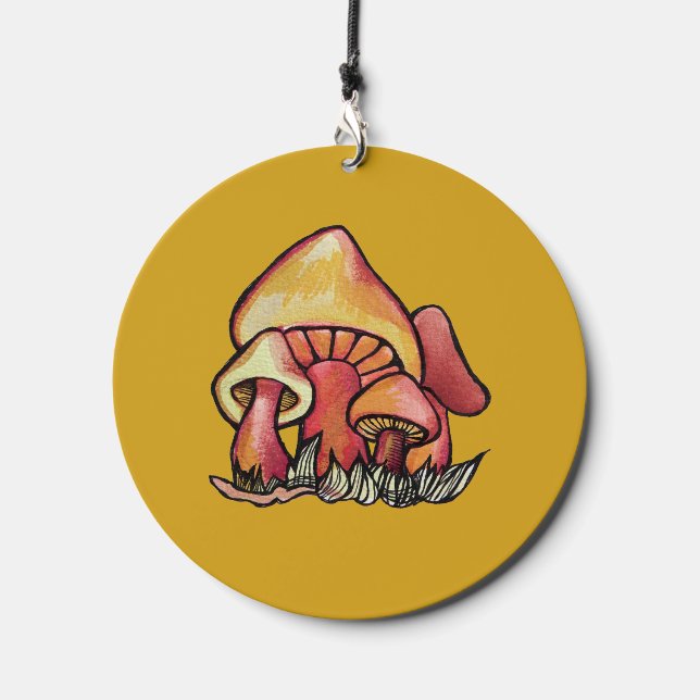 Mushrooms Wind Chime (Front)
