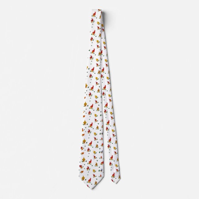 Mushrooms with hearts Tie (Front)