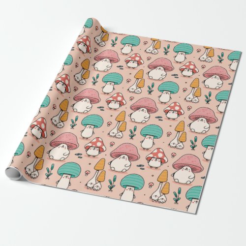 Mushrooms Wrapping Paper
