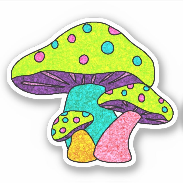 Mushrooom everyday sticker (Front)