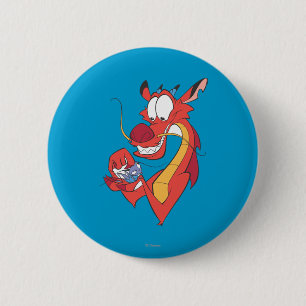 Mushu and Cri-kee Button