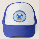 Mushy Puffs Kawaii Mushroom Blue Hat