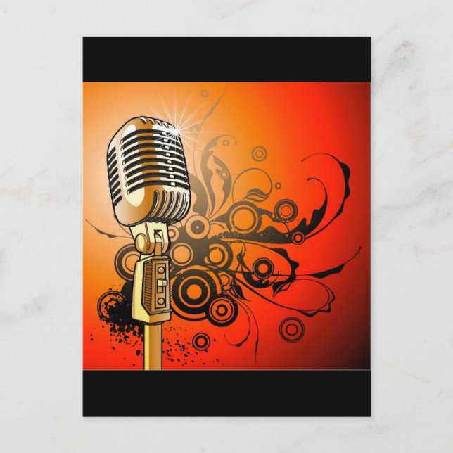 music1 [Converted] Postcard (Front)
