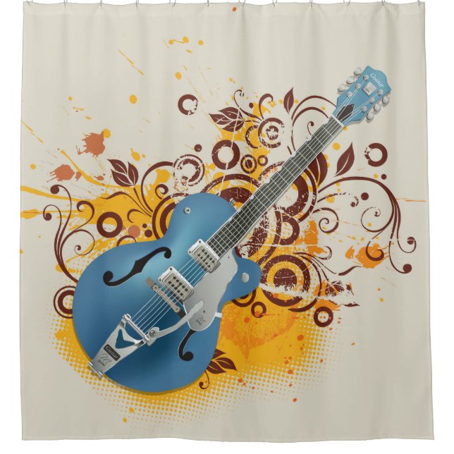 Music 10 Shower Curtain (Front)