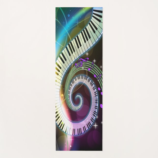 Music 1 yoga mat (Front)