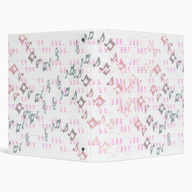 MUSIC 3 RING BINDER (Background)