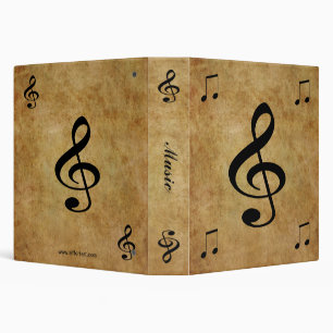 Music 3 Ring Binder