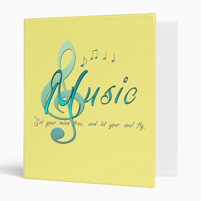 Music 3 Ring Binder (Front/Inside)