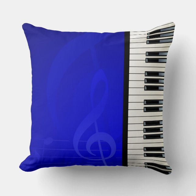 Music 6 throw pillow (Front)